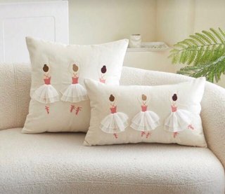 Cojines decorativos bailarinas rosa