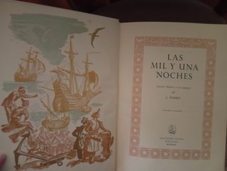Libros vintage Las mil y una noches