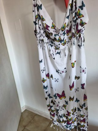 Telo mare farfalle multicolor