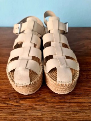 Sandalias Pull&Bear Beige Talla 40