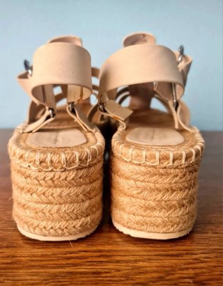 Sandalias Pull&Bear Beige Talla 40