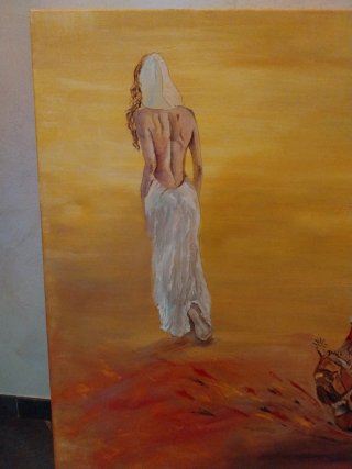 Quadro Sabbia nel cuore