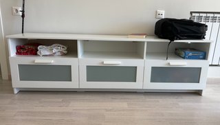 Mueble TV BRIMNES Blanco