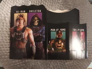 He-Man Masters del Universo PALOMITERO DE CARTÓN