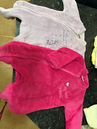 Pijamas niña rosa y morado
