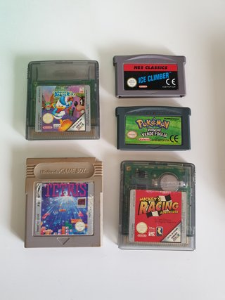 Giochi Game Boy: Tetris, Pokémon, Mickey Racing