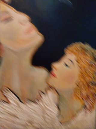 Quadro Innamorati con ali