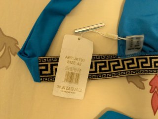 Costume da bagno blu taglia 42