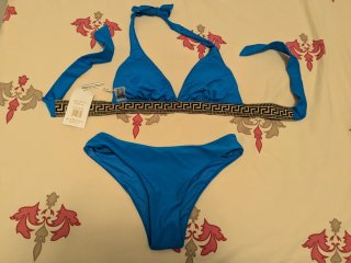 Costume da bagno blu taglia 42