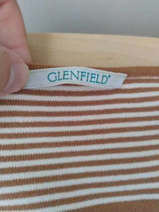 Canotta Galnfield bianco e sabbia