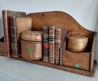 Organizador Escritorio Madera Vintage