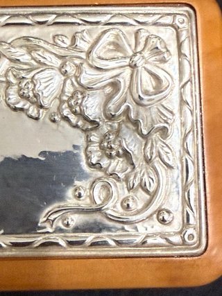 Portagioie Legno e Argento 925