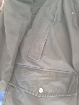 Giaccone Woolrich Verde XL con Cappuccio