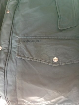 Giaccone Woolrich Verde XL con Cappuccio
