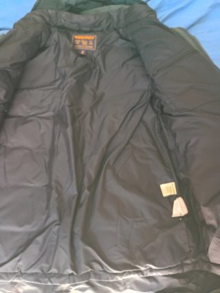 Giaccone Woolrich Verde XL con Cappuccio