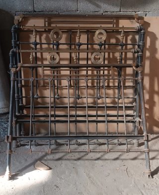Cabeceros de cama hierro, bronce y latón