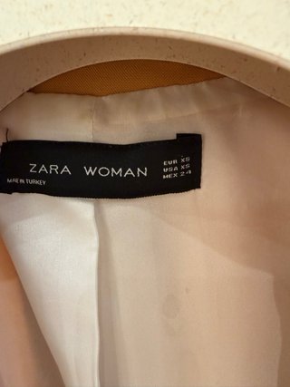 Americana Zara Mujer Mostaza