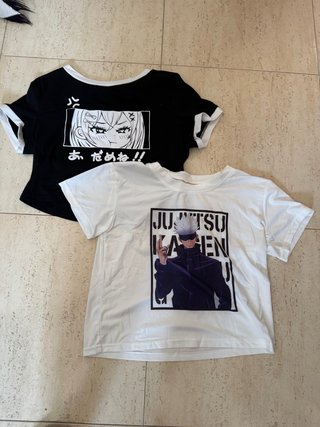 Camisetas Anime (2 unidades) Tops