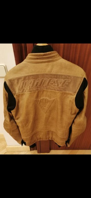 Chaqueta Piel Dainese Tabaco