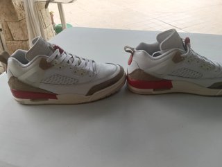 Jordan Spizike Low Bianco Rosso Desert Camo