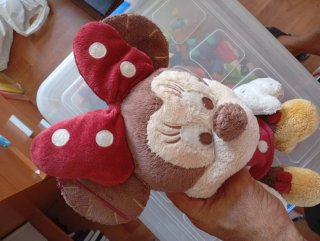 Peluche Minnie Mouse Antiguo
