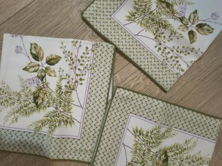Set 3 Tovagliette Cotone Floreale