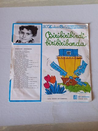 20° Zecchino D'Oro 1977 Rapa-rapanello 45 Giri