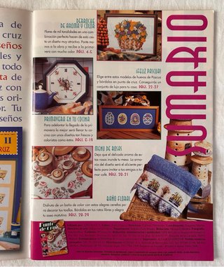 Revistas punto de cruz antiguas