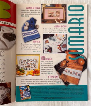 Revistas punto de cruz antiguas