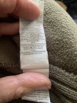 Zara Giubbetto Felpa Maglia Coste Y2k