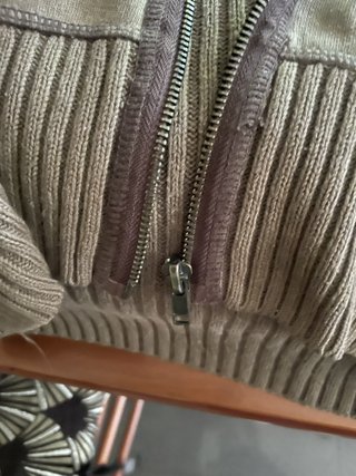 Zara Giubbetto Felpa Maglia Coste Y2k