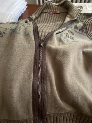 Zara Giubbetto Felpa Maglia Coste Y2k