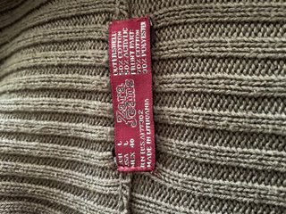 Zara Giubbetto Felpa Maglia Coste Y2k
