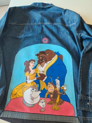 Camisa vaquera Bella y Bestia Disney