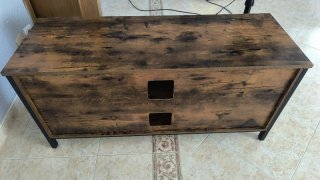 Mueble TV aparador madera y metal