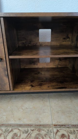 Mueble TV aparador madera y metal