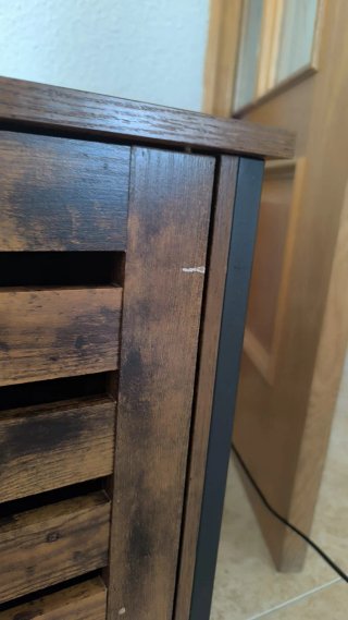 Mueble TV aparador madera y metal