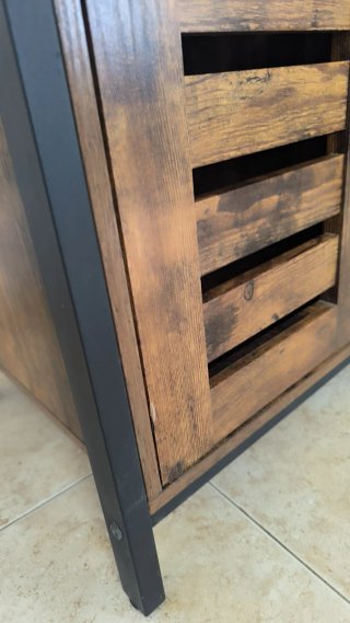 Mueble TV aparador madera y metal