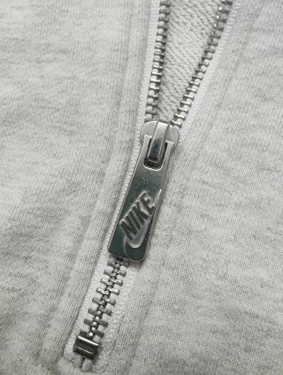 Sudadera Nike Quarter Zip Vintage Gris Talla L