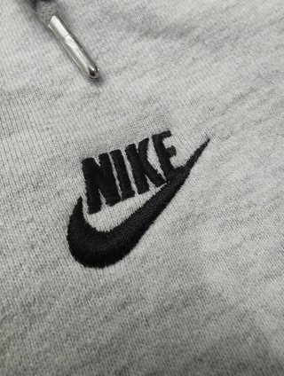 Sudadera Nike Quarter Zip Vintage Gris Talla L