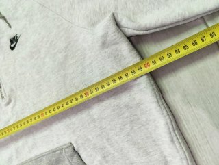 Sudadera Nike Quarter Zip Vintage Gris Talla L