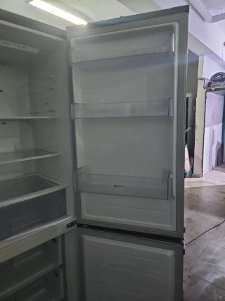 Nevera LG plateada