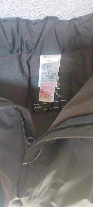 Pantaloncini da sci grigio scuro