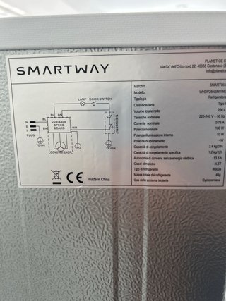 Frigorifero Smartway usato 7 giorni