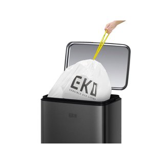 EKO Madison Cubo basura acero inoxidable compacto