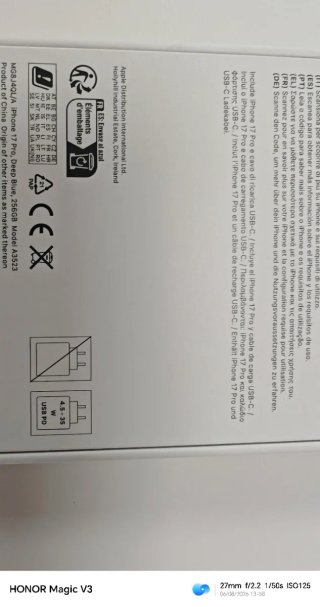 iPhone 17 Pro 256GB Azul Precintado