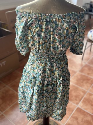 Vestido Zara Kids flores corto