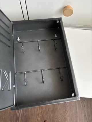 Recibidor IKEA HEMNES Blanco y Negro