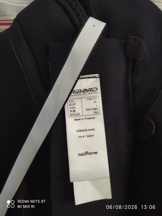 Traje Neopreno Tribord Decathlon XL buceo