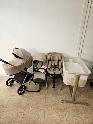 Carrito 2en1 Ultra F Polar Beige capazo plegable